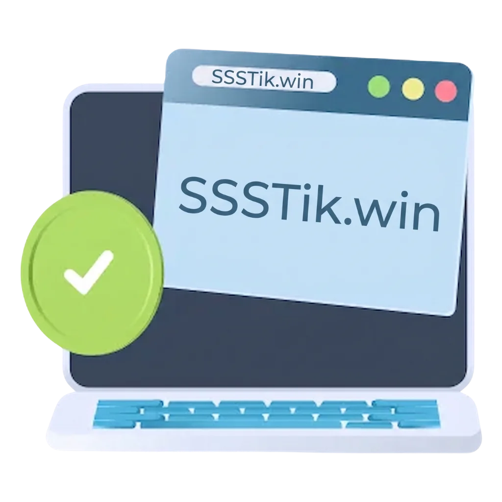 TikTok download on PC and Mac laptop with SSSTikTok